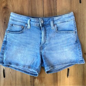 Calvin Klein Jeans High Rise Medium Wash Denim Blue Shorts